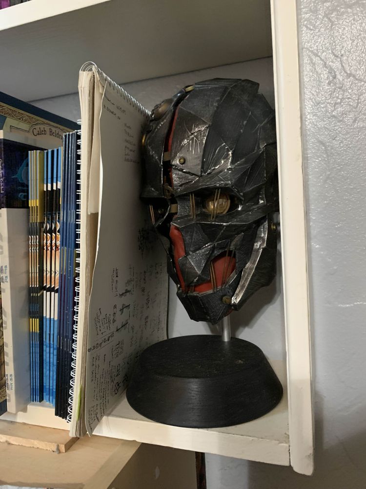 The Collectors Edition mask of Corvo, (Protagonist from Dishonored) taken from the 2nd Dishonored Game.