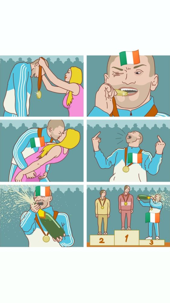 The 3rd place meme but Ireland