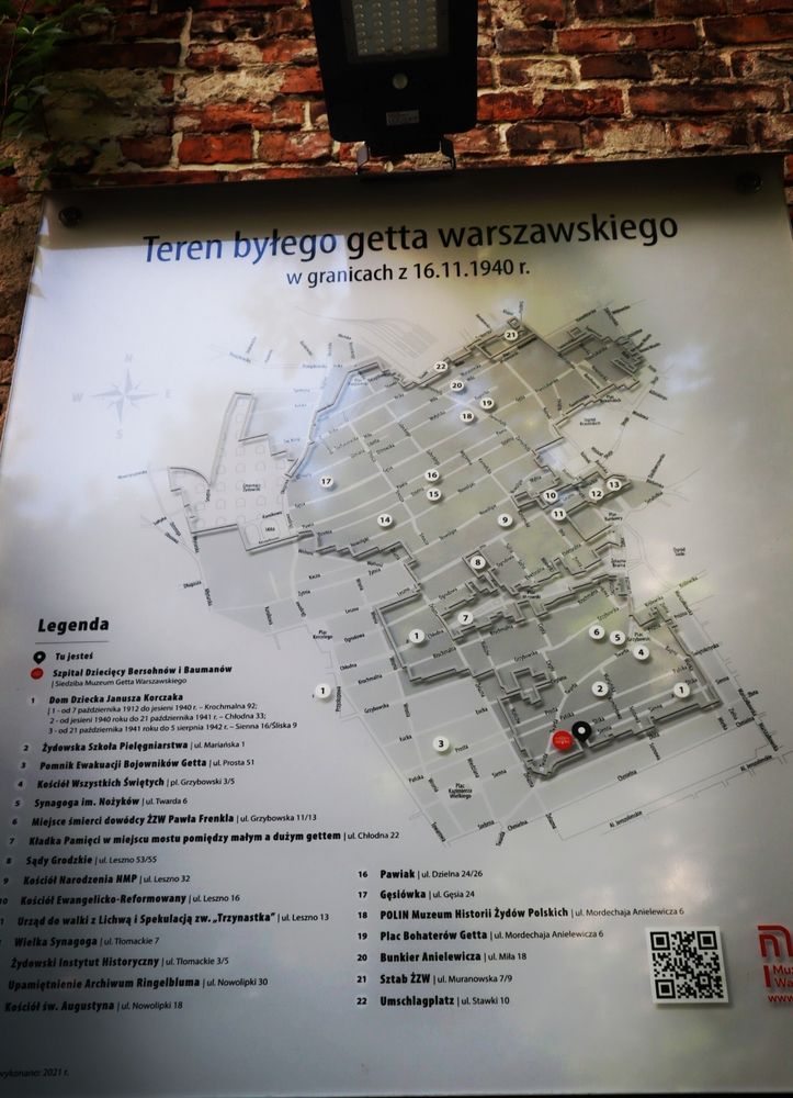 Plan vom Warschauer Ghetto 