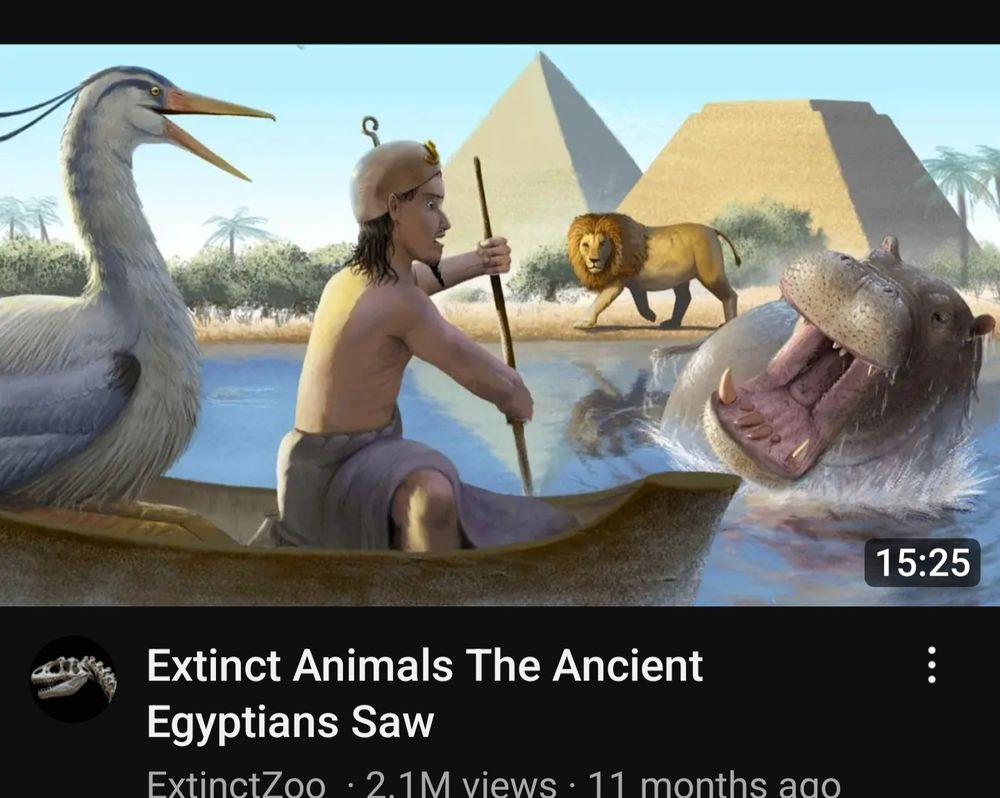 Extinct Animals the Ancient Egyptians Saw