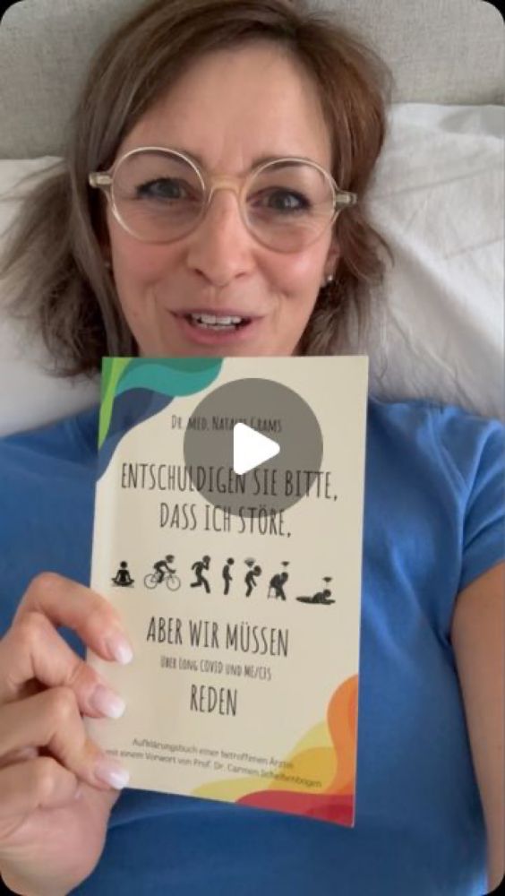 Natalie Grams on Instagram: "Ab jetzt ist mein neues Buch „Entschuldigen Sie bitte, dass ich störe, aber wir müssen über Long COVID und ME/CFS reden“ erhältlich! 🎉

Ihr könnt es direkt bei @booksondem...