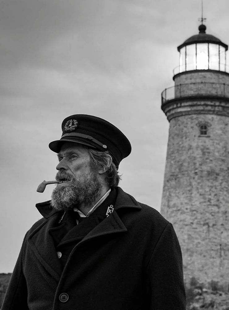 Willem Defoe in the Lighthouse 