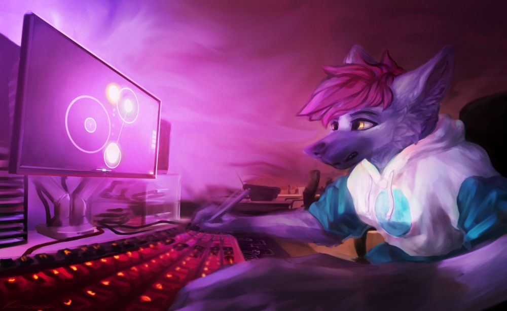 Dude absolutely SHREDDING IT in osu! Look he boutta hit the 727!!?