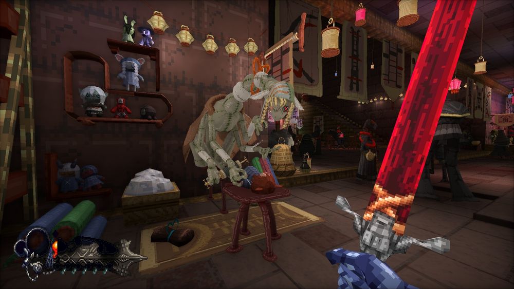 strange creature in a bazaar kinda vibing