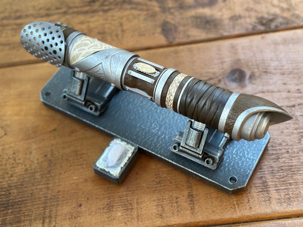 An Elemental Nature lightsaber. Again. Looking less like a dildo this time. 