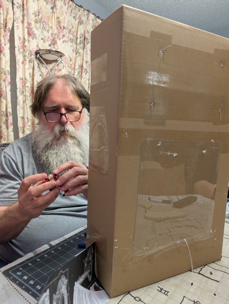 A very handsome man sharing with me the experience of finally getting a figure I've wanted for many, many years.