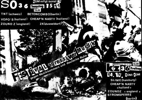 Berlin punk festival November 1980