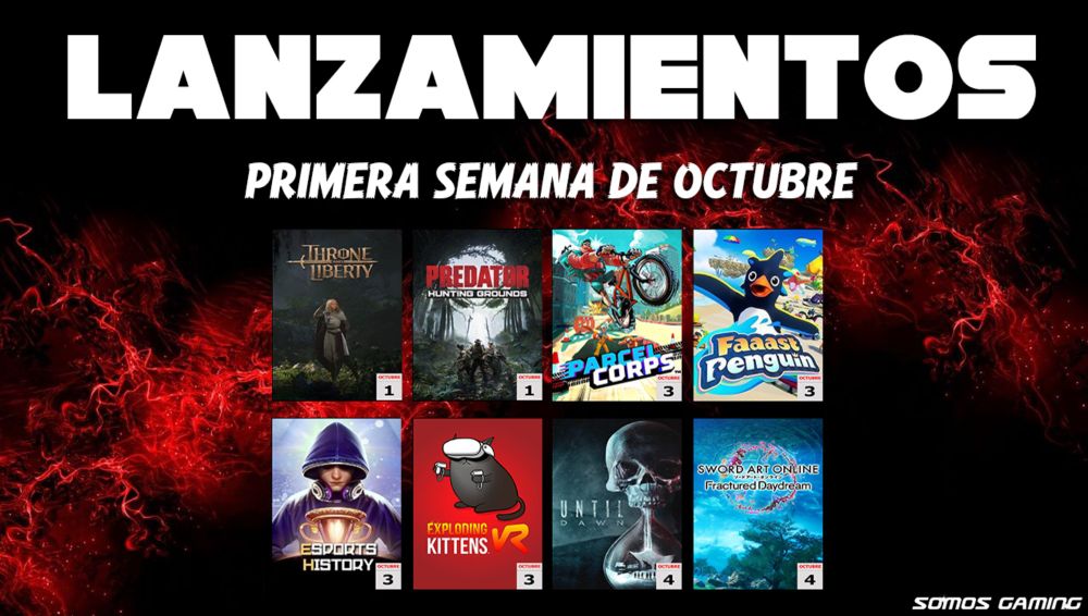 Lanzamientos 1ª Semana Octubre [maxbutton id="121"] - SomosGaming