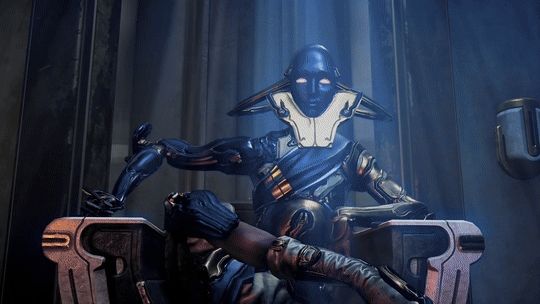 Dominus Thrax slamming his fist on his throne and turning back time