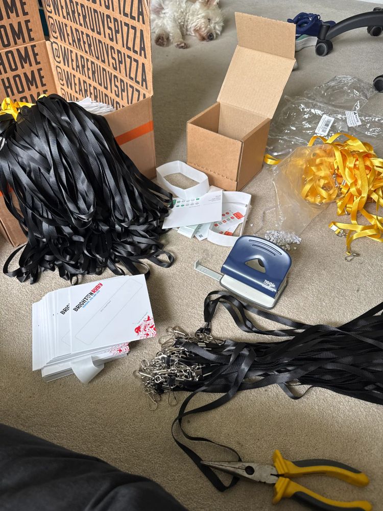 General hole punching and badge detritus