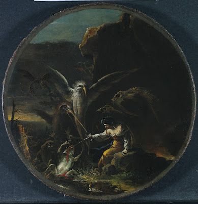 Salvator Rosa-  Scene with Witches - Morning