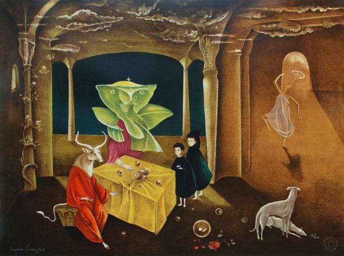 Leonora Carrington - And then we saw the daughter of the Minotaur
