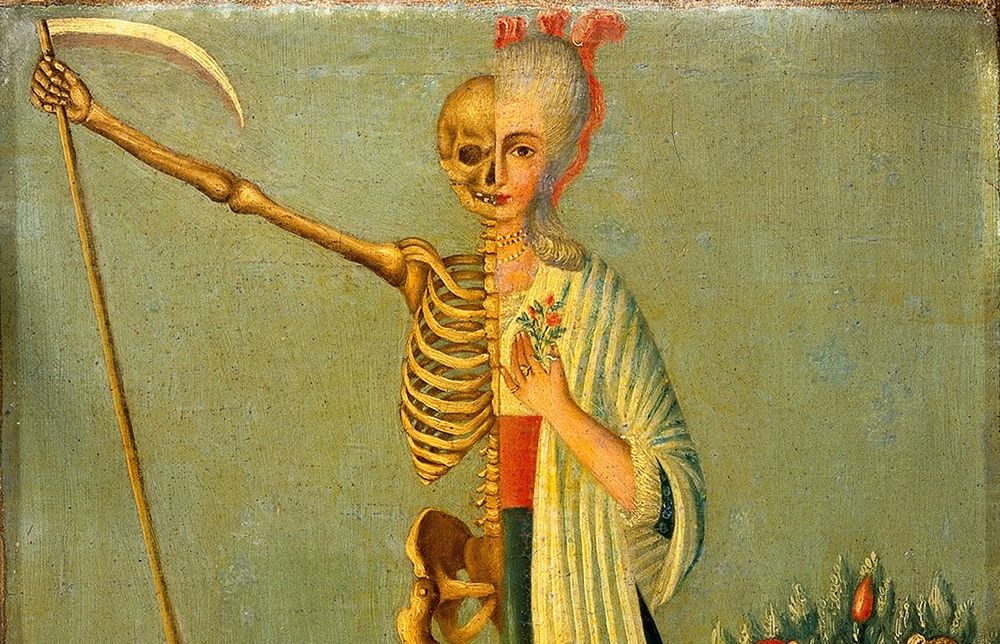 Illustration - Life and Death, 18th Century Anonymous