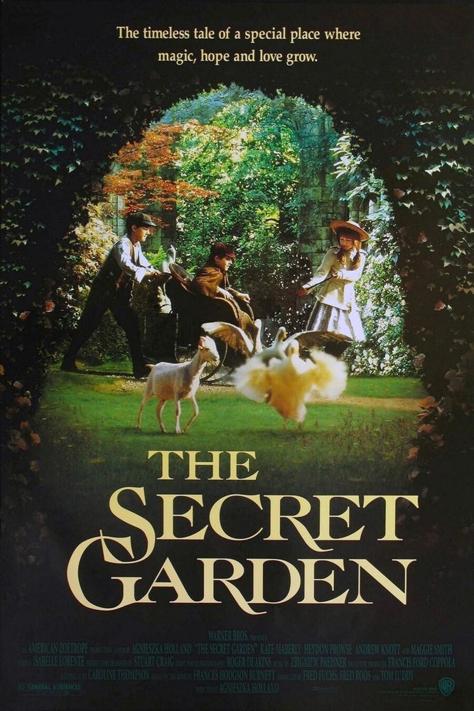 The movie poster for 'The Secret Garden'.