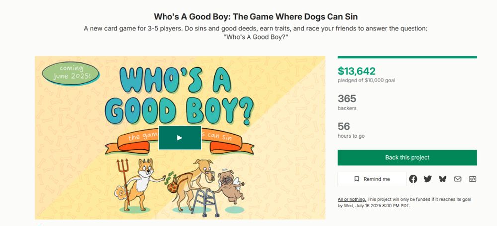 The campaign page, sitting at $13642