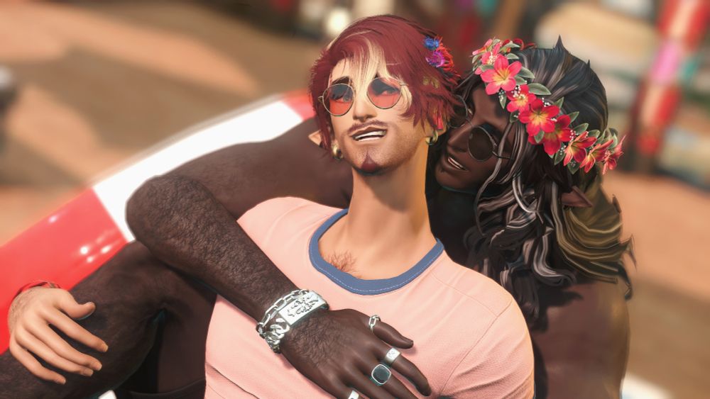 What could they be giggling about to each other?