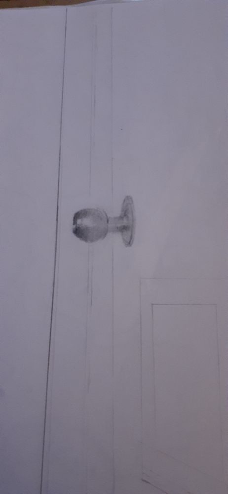 Door knob sketch