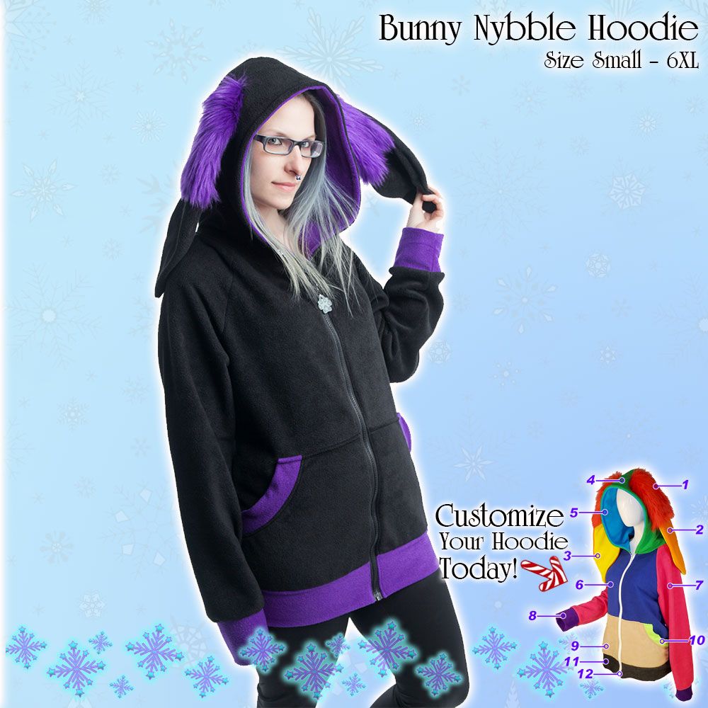 Bunny Nybble Hoodie by Pawstar