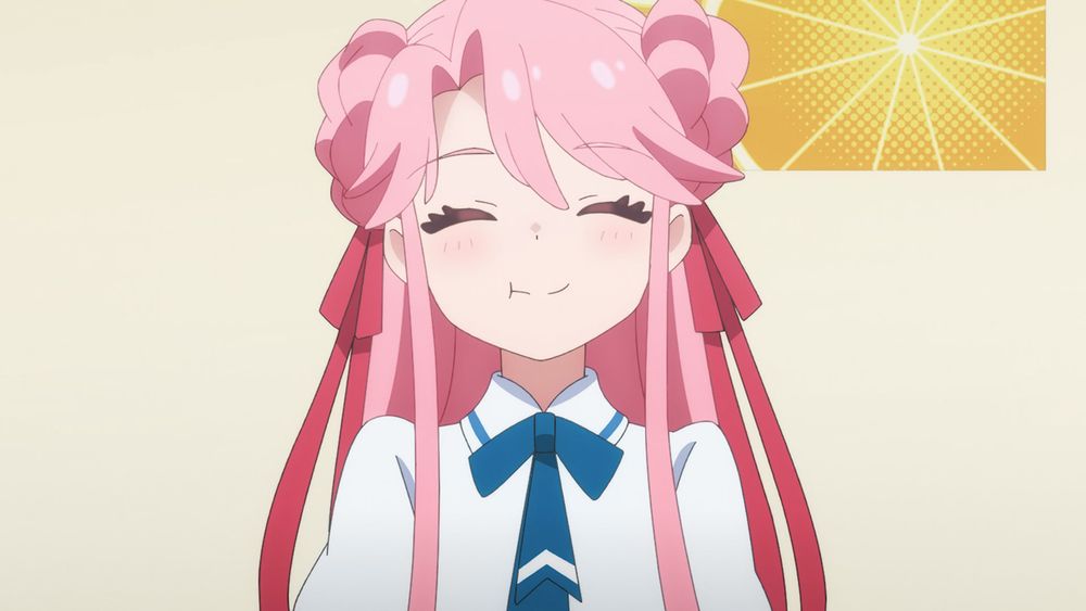 Princession Orchestra 7 - Kagari is eating the almond cookie.