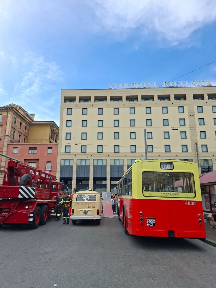 Autobus storico 37 usato per portare i feriti in ospedale durante la strage di Bologna.