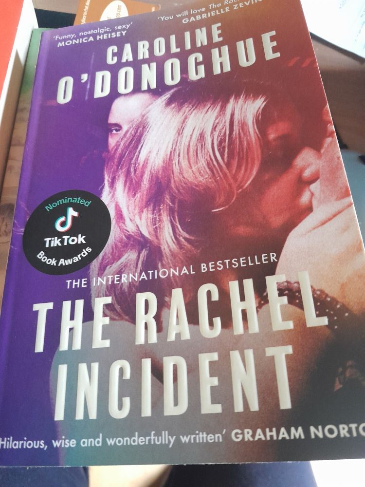 Cover  of "the rachel incident", depicting two people embracing