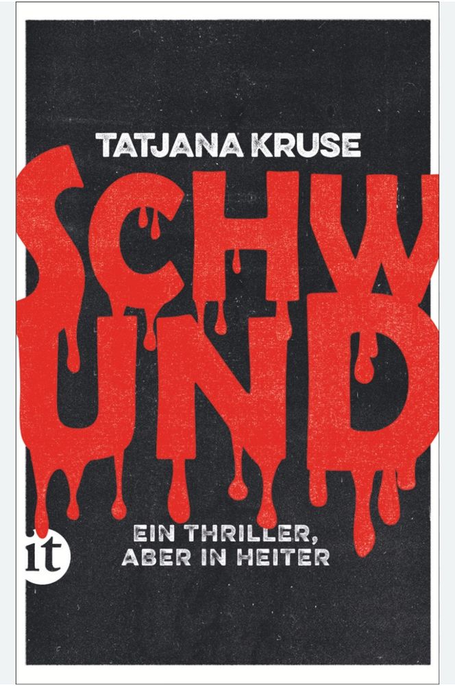 Cover des Krimis „Schwund“ um einen Serientäter, der seine Opfer posthum tätowiert.
