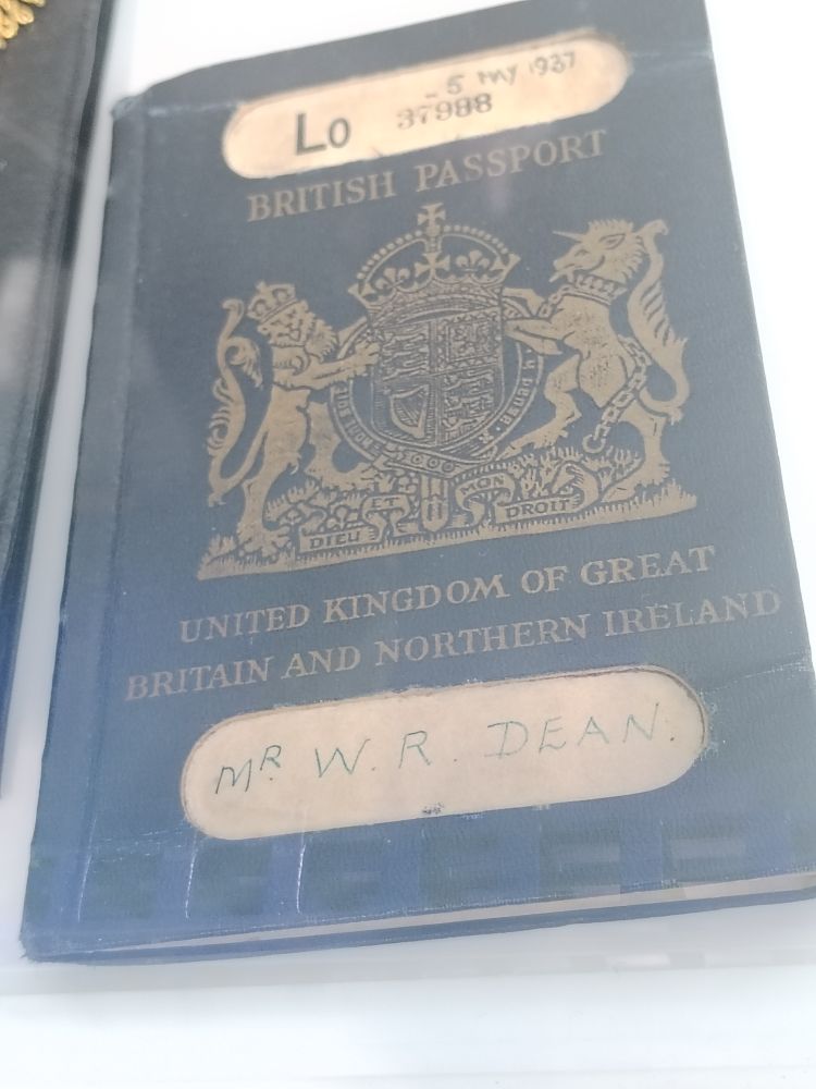 The passport of Mr WR Dean otherwise known as the greatest goalscorer ever Dixie Dean. 