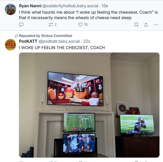 A screenshot of two skeets