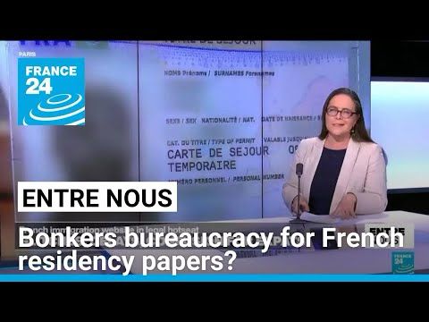 Bonkers bureaucracy? Foreigners struggle to obtain French residency papers • FRANCE 24 English