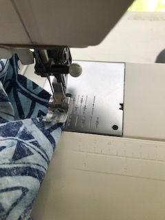 The sewing machine I use for my textile projects.