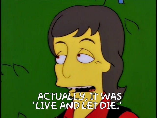Paul McCartney: Actually it was 