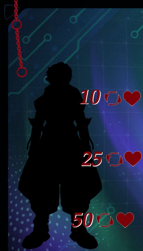Silhouette of vtuber wanting repost/like totals to reveal the vtuber