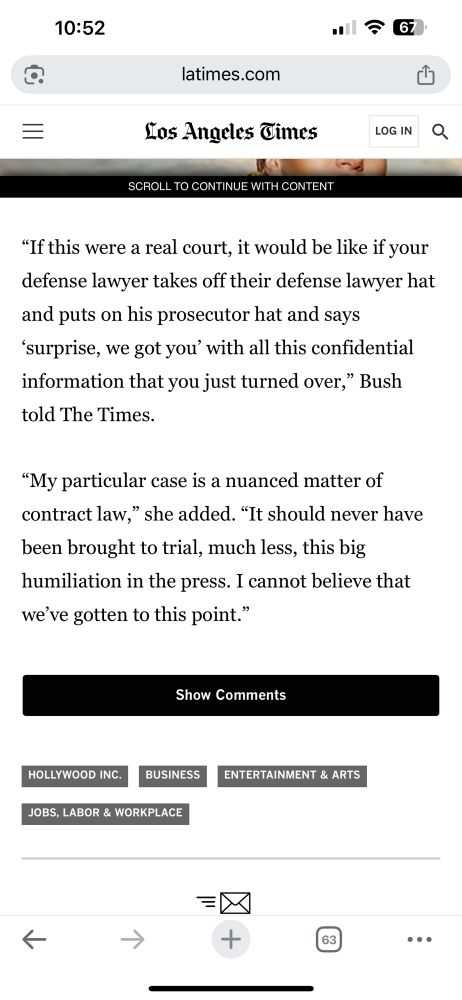 WGA Board vs Julie Bush