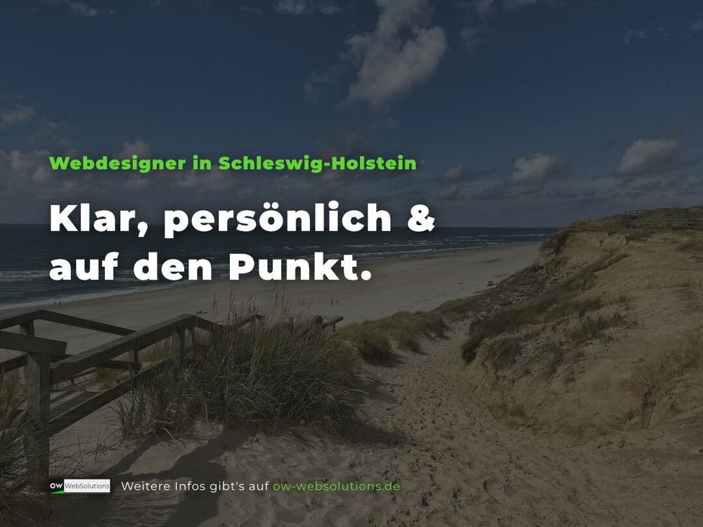 Klar, persönlich & auf den Punkt.