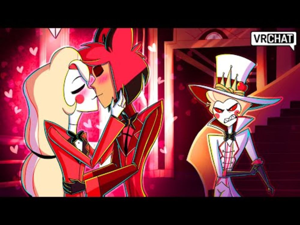 Charlie and Alastor ARE IN LOVE in Hazbin Hotel VRChat