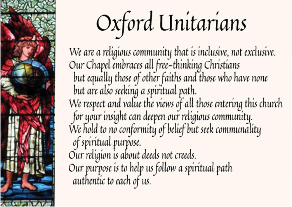 About Oxford Unitarians