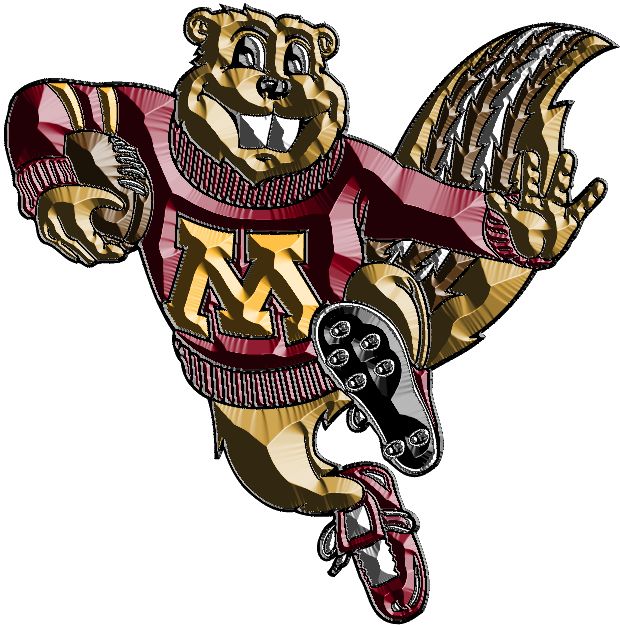 Goldy the Gopher beveled!