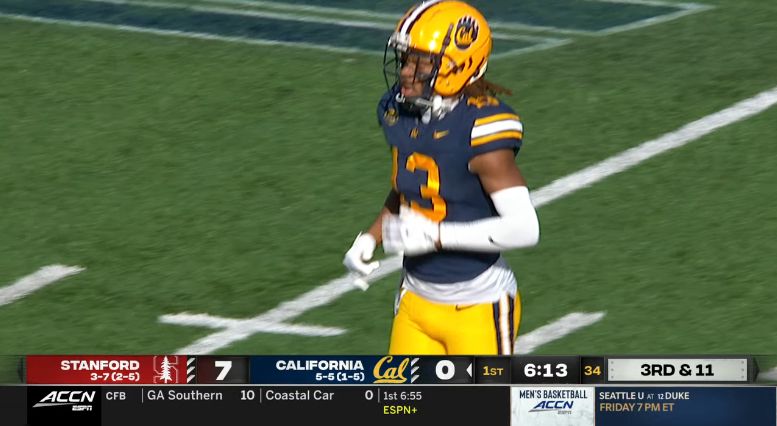 Stanford 7, Cal 0.