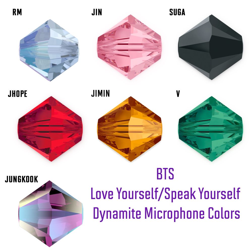 BTS 2019-2020 Mic Colors