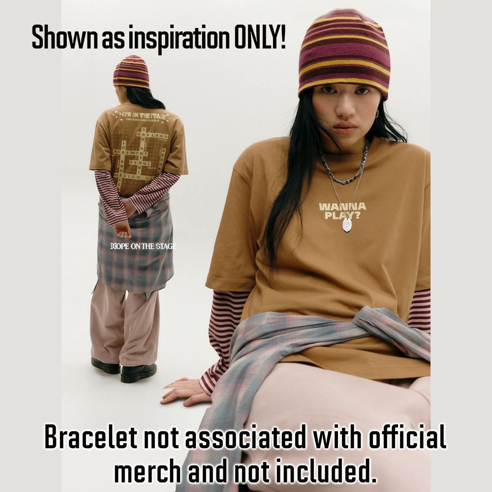 Jhope Tour Merch - NOT INCLUDED. Shown as inspiration.