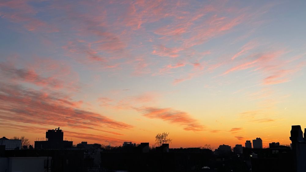 A sunset view from my window