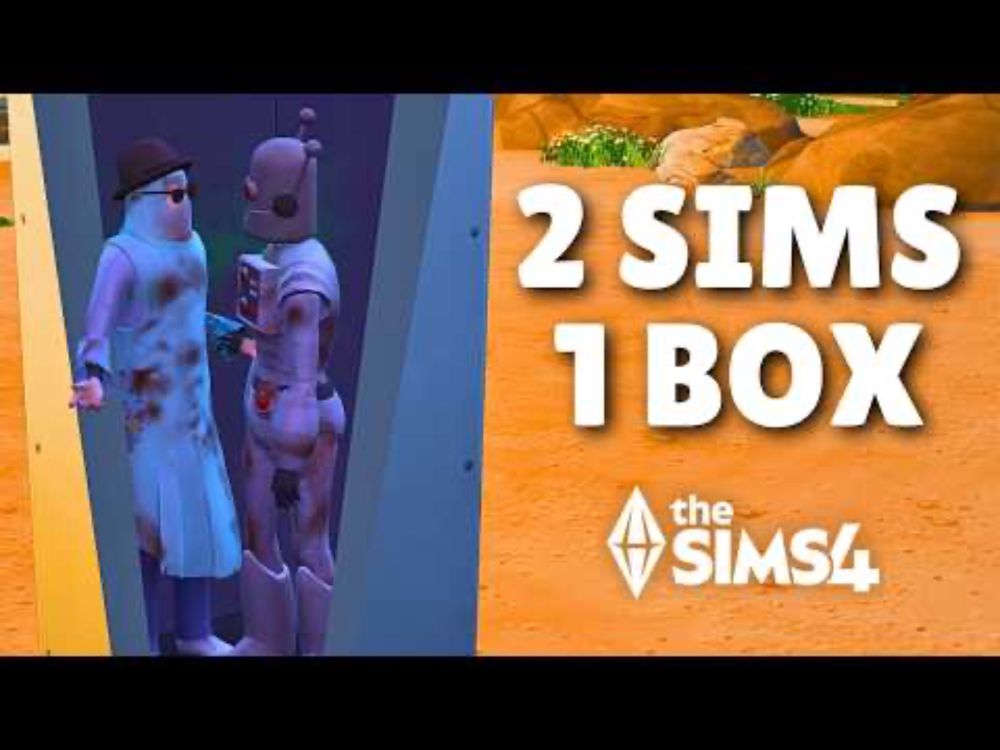 Insane One Tile Box Challenge | The Sims 4