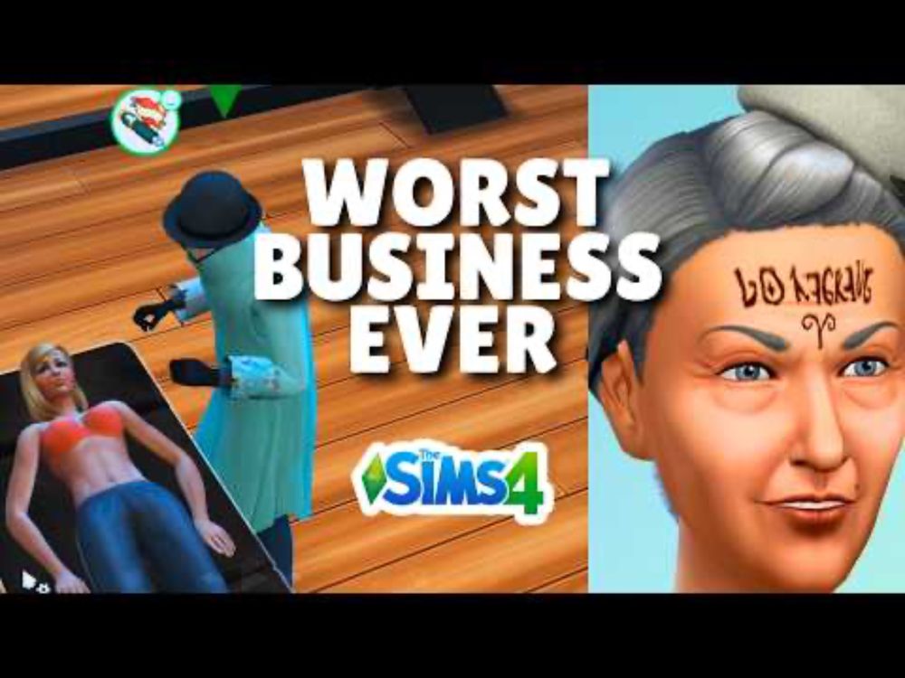 I opened an evil business in The Sims 4