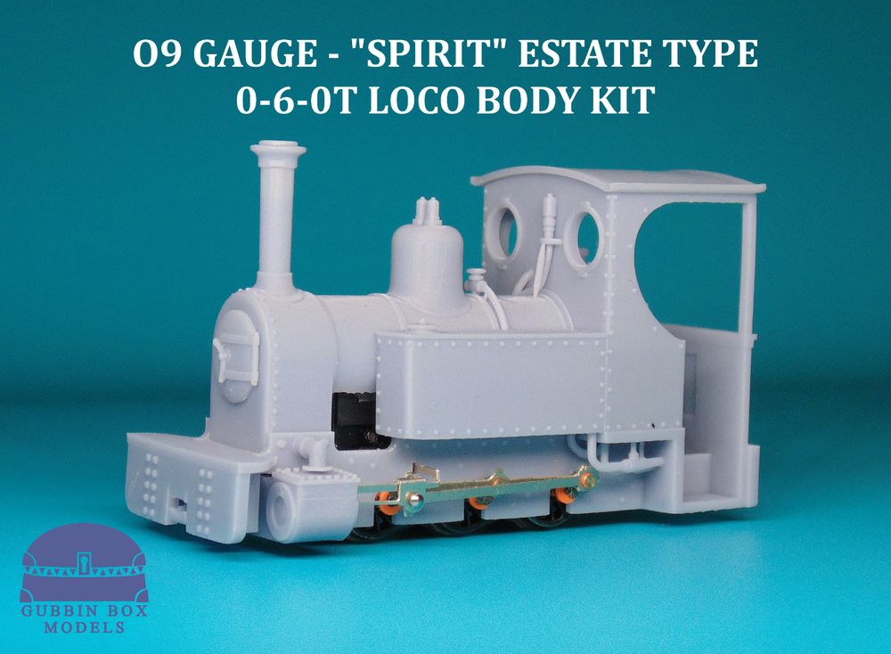 The "Spirit" type locomotive, inspired by "Spirit of Adventure" from the Perrygrove Railway.