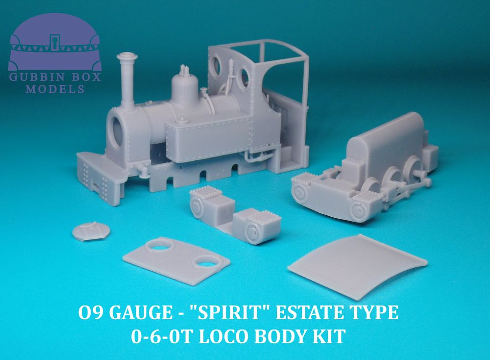 Everything included in the "Spirit" kit, dummy chassis for display!