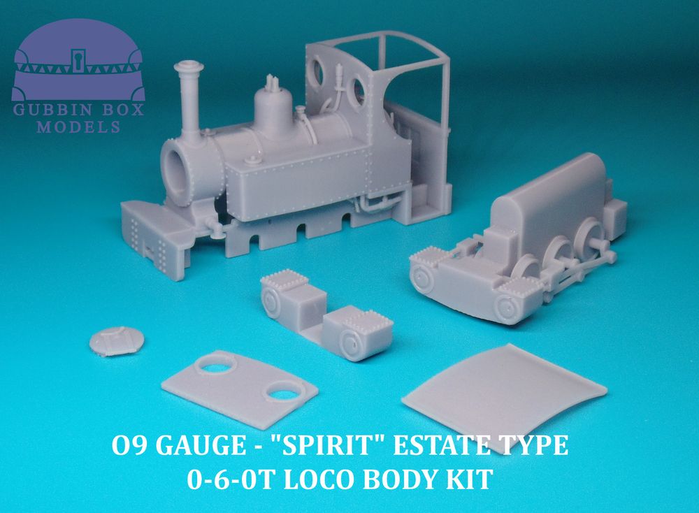 Everything included in the "Saint" kit, dummy chassis for display!