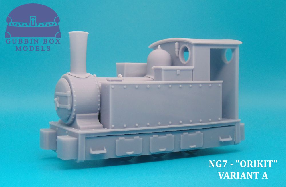 The "Orikit" Variant A in 7mm Narrow Gauge, comes with multiple options for customization. Loving tribute to the OO9 Gauge Varikit of old.
