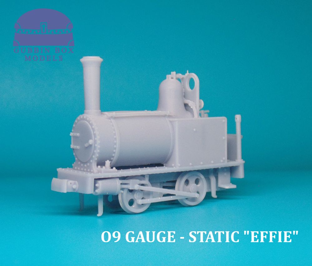 3D printed Duffield Bank Railway "Effie" the first locomotive built by Sir Arthur Heywood.