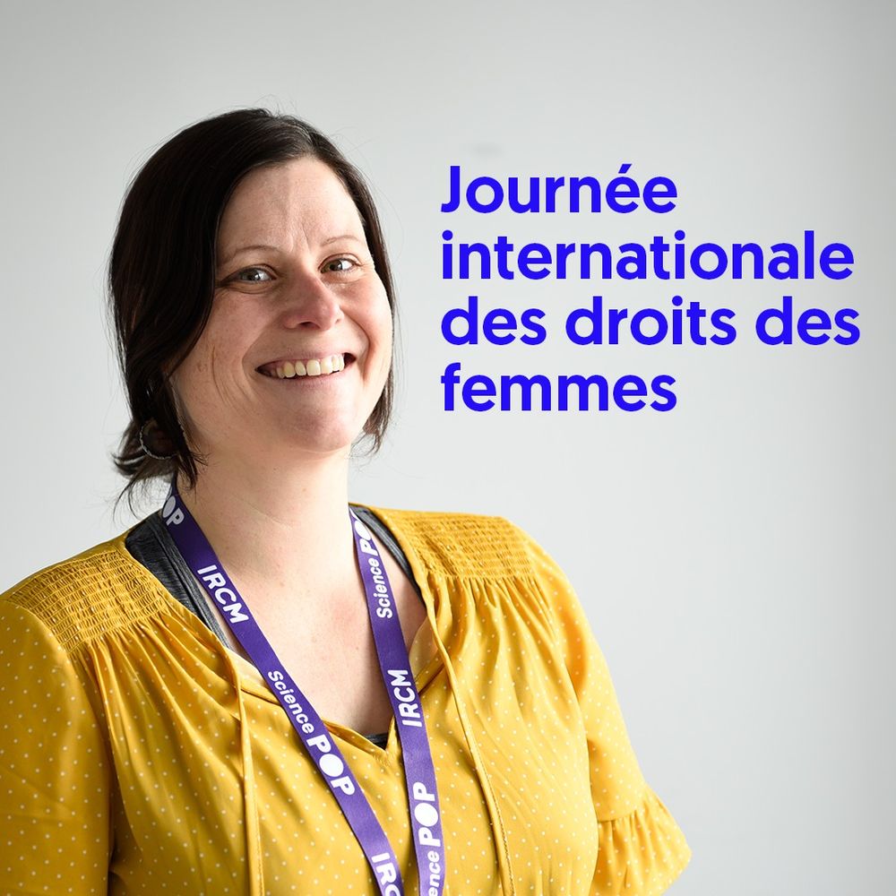 « Pour moi, l’IRCM est un employeur bien sûr, mais aussi un milieu de vie avec une diversité enrichissante motivée à travailler pour le bien commun et l’avancement de chacun. Je m’y suis fait de précieux amis au cours des derniers 25 ans. »
Viviane Beaulieu, technicienne en santé animale
Bonne journée internationale des droits des femmes!