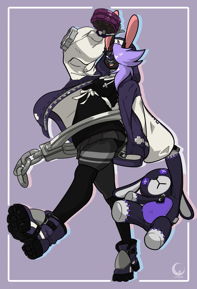 Draw over of my Sona as Bridget from Guilty Gear